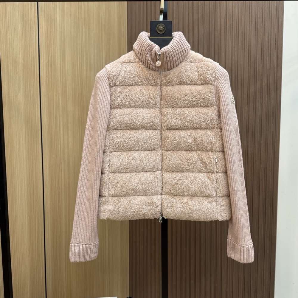 Moncler Blush Pink Teddy Jacket